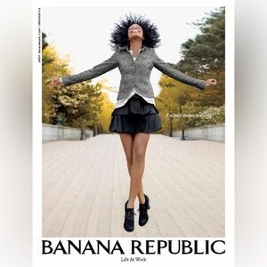 Banana Republic Layered Mini Skirt, Size: 6P, & Color: Tan